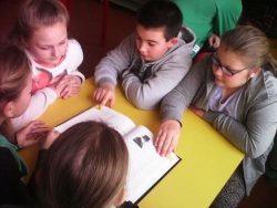Spotkania z uczniami Szkoły Podstawowej oraz Gimnazjum w Kozłowie